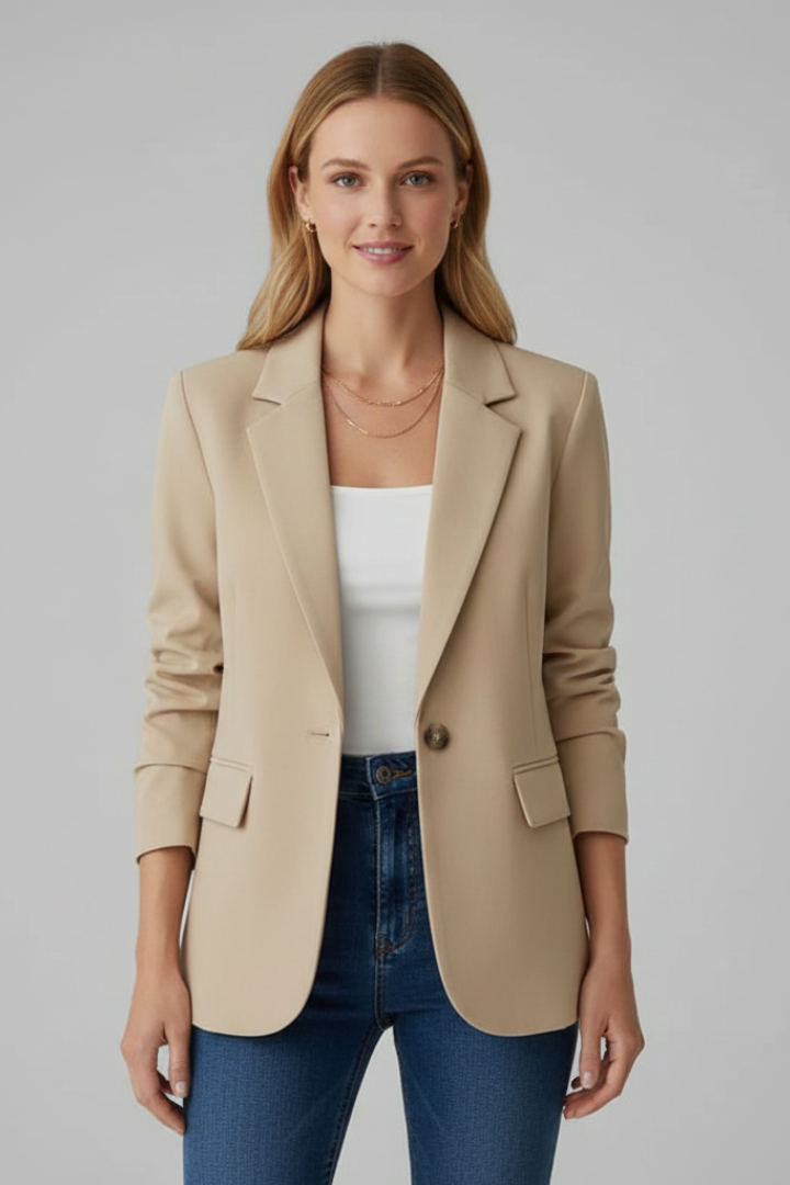 Rosemarie | Damen Taillierter Einreihiger Blazer