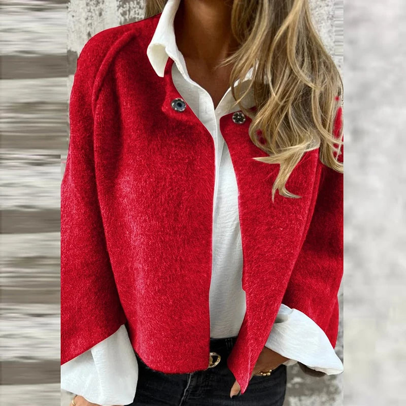 Krohn-e | Stilvolle Kurzjacke mit Knöpfen