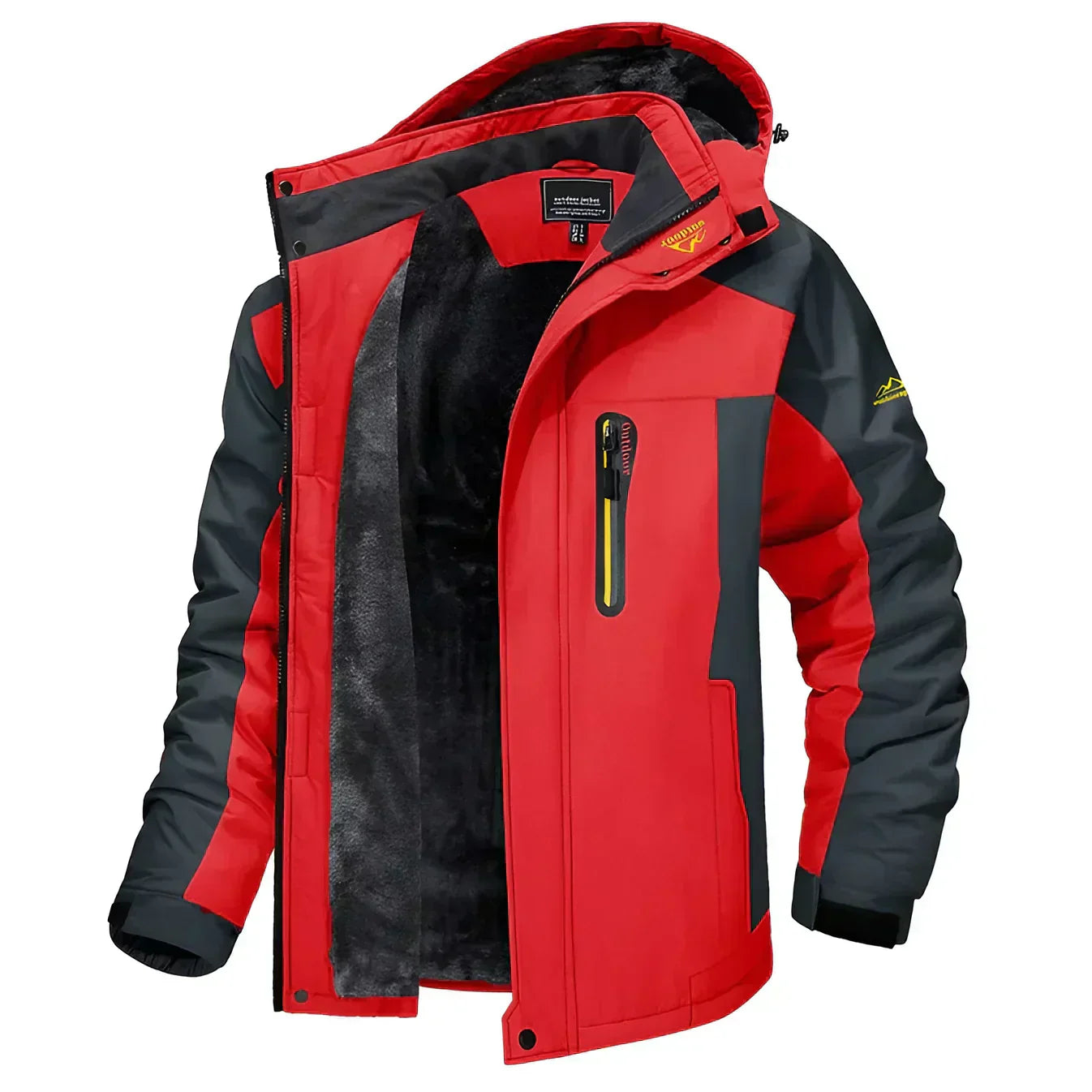 Krohn-e | Gefütterte Herrenjacke mit Kapuze - Cavalieri