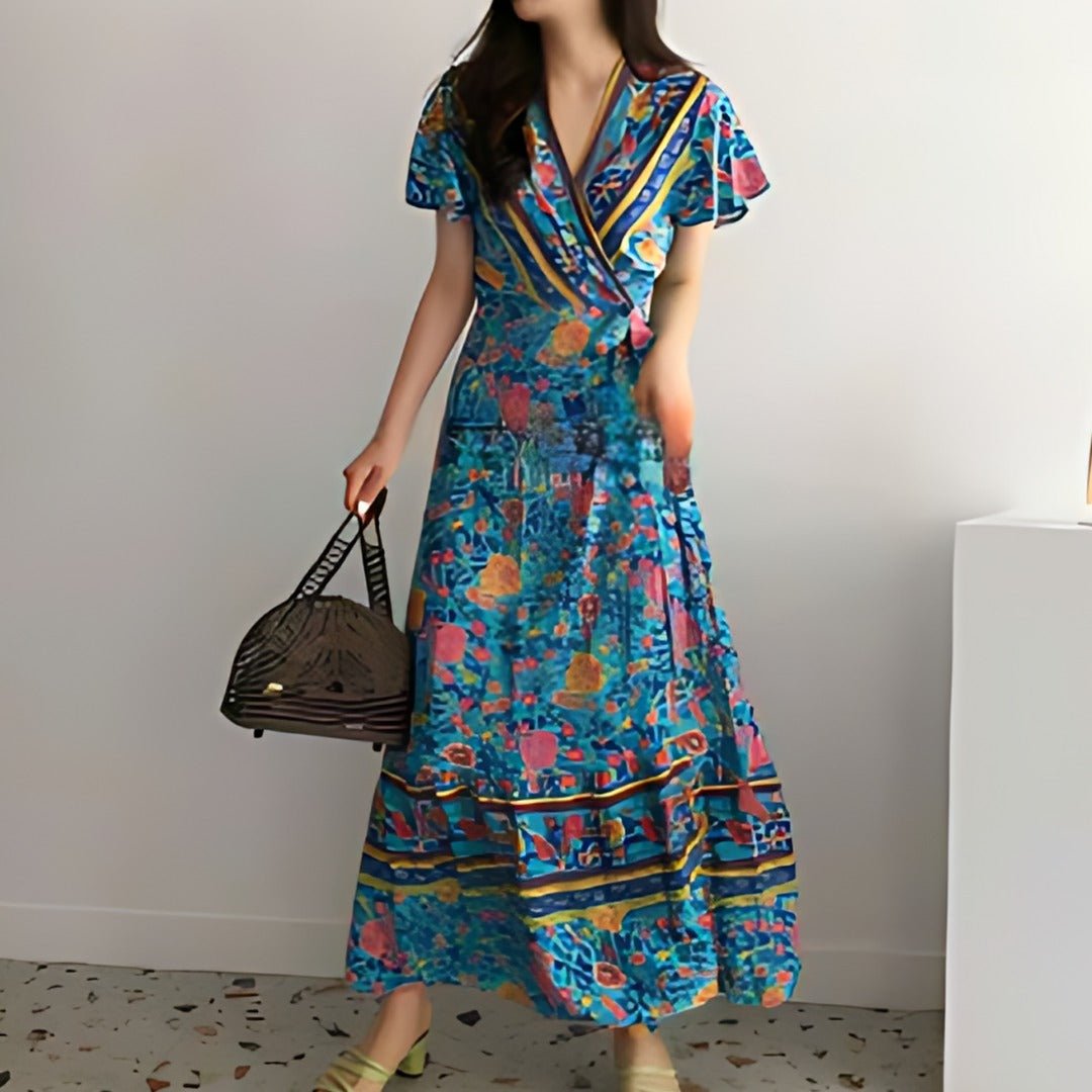 Sommerkleid mit Blumenmuster von Ruhlenara