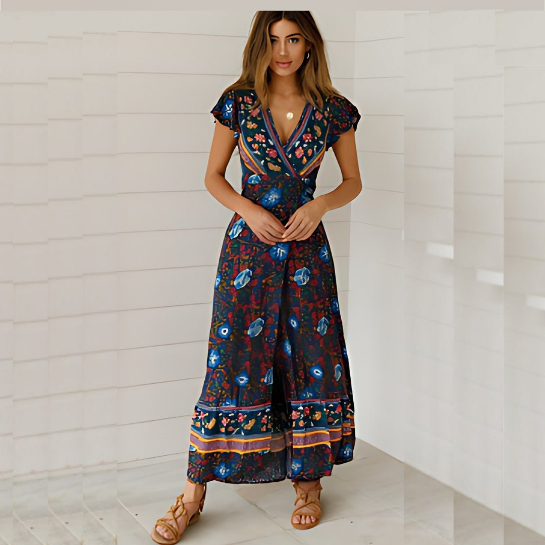 Sommerkleid mit Blumenmuster von Ruhlenara