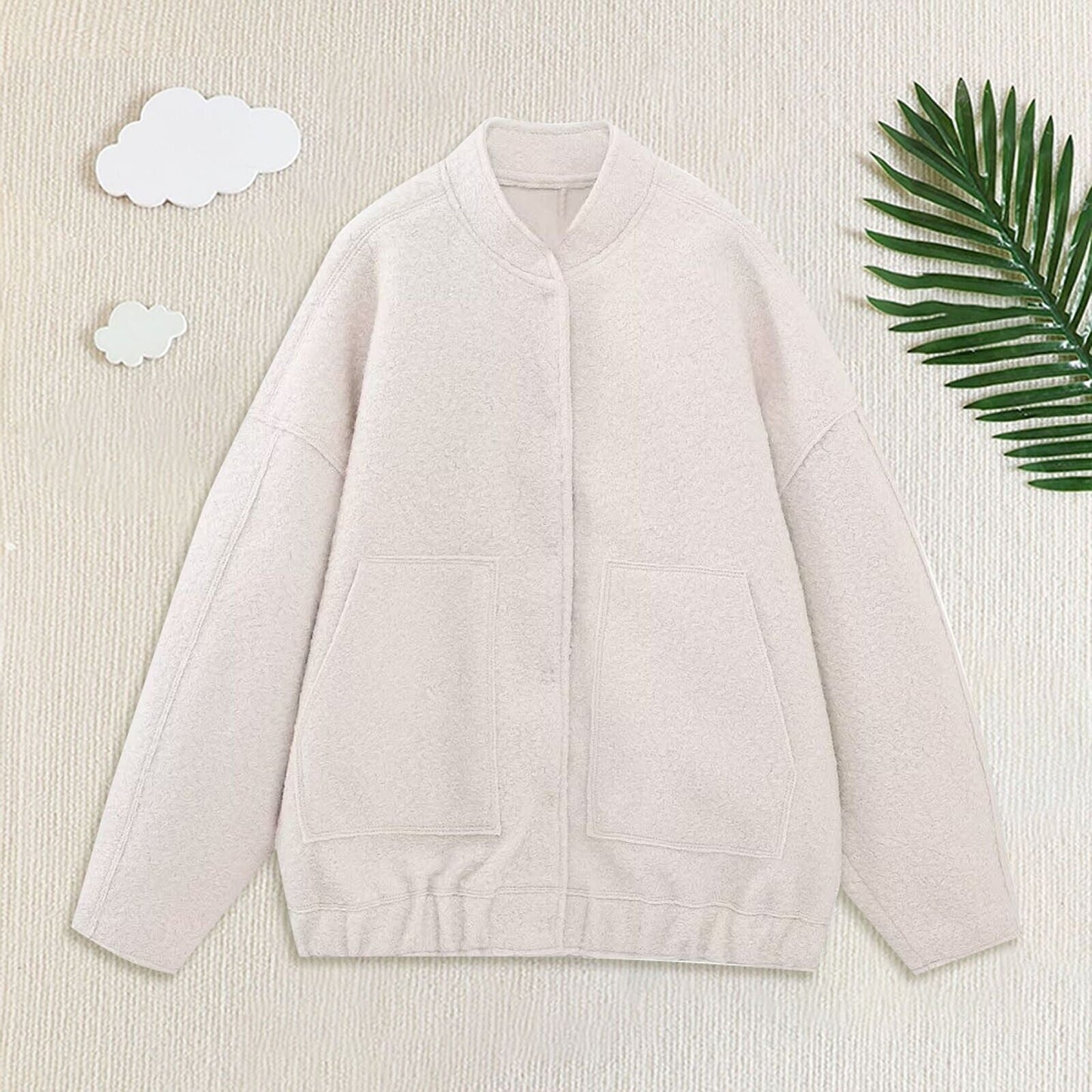 Avelena Damen Bomberjacke im modernen Stil