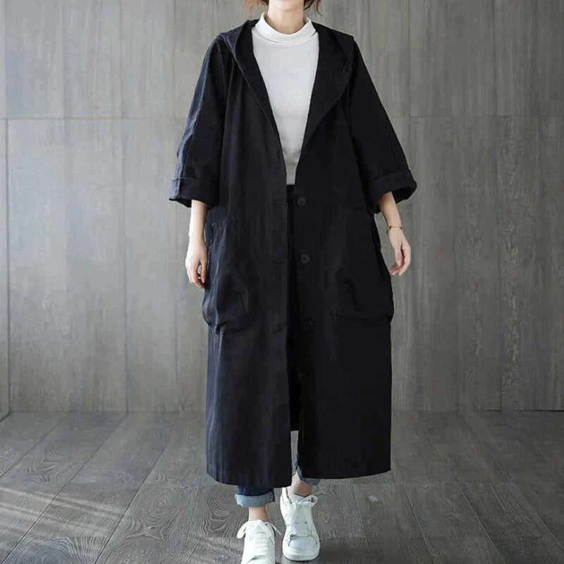 Elegantes, großes Damen-Regenmäntel Modell Arnita