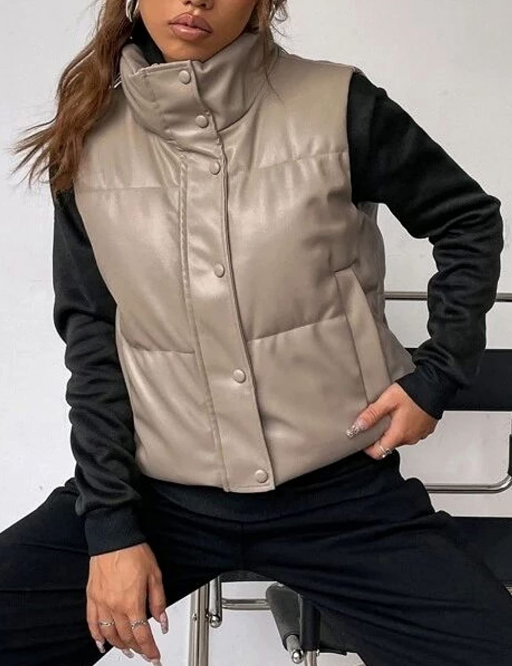 Krohn-e | Leder Weste Kurz & Stylisch