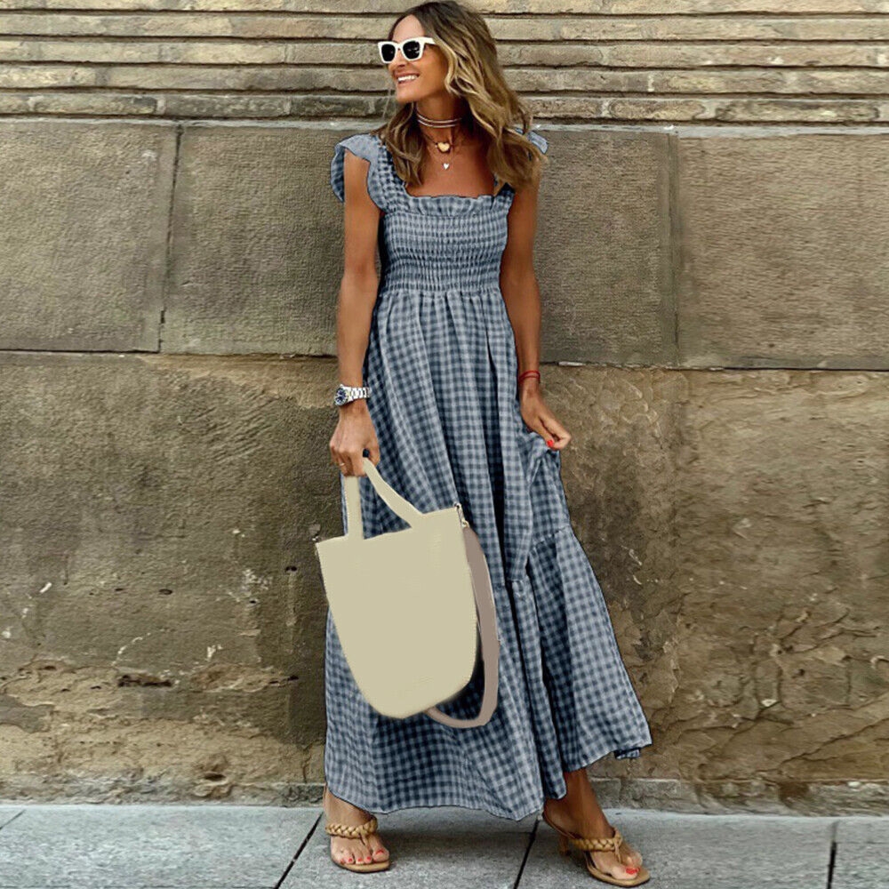 Dia-Sommerkleid im Retro-Stil