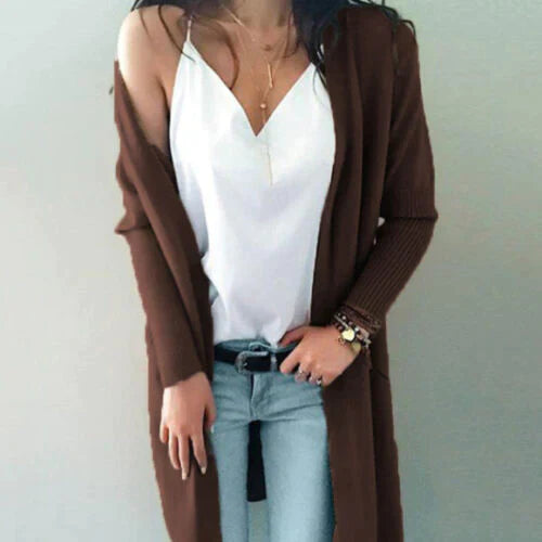 Krohn-e | Weicher Langer Cardigan