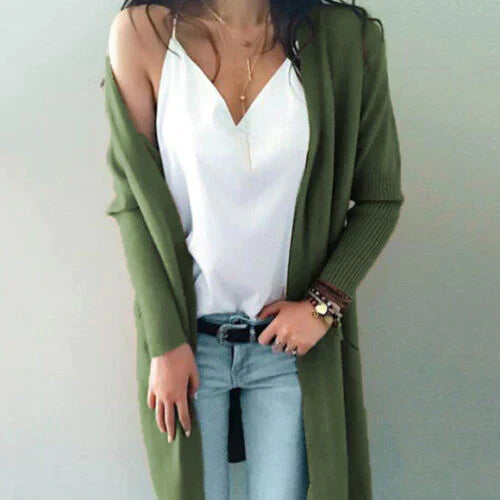 Krohn-e | Weicher Langer Cardigan