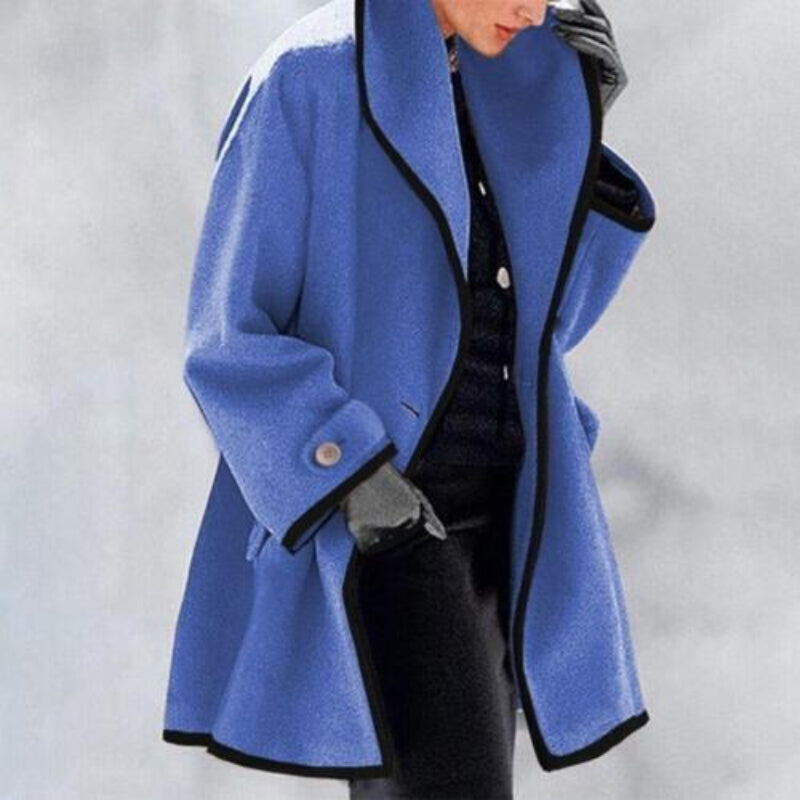 Krohn-e | Eleganter Damen Winter Trenchcoat Mit Doppelknöpfen | Ideal Für Herbst & Winter