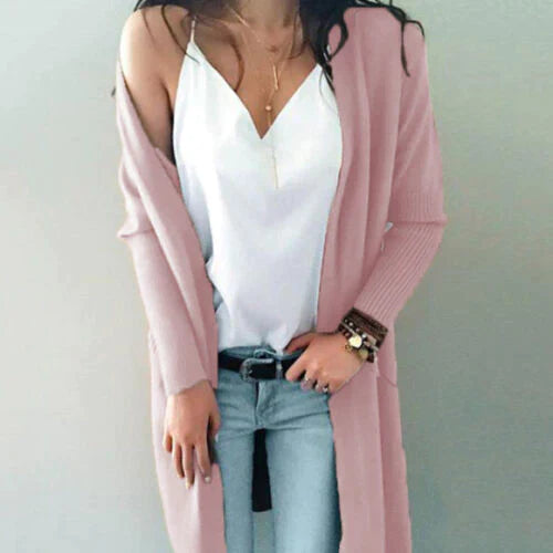 Krohn-e | Weicher Langer Cardigan