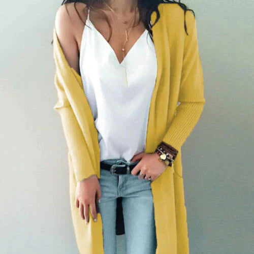 Krohn-e | Weicher Langer Cardigan