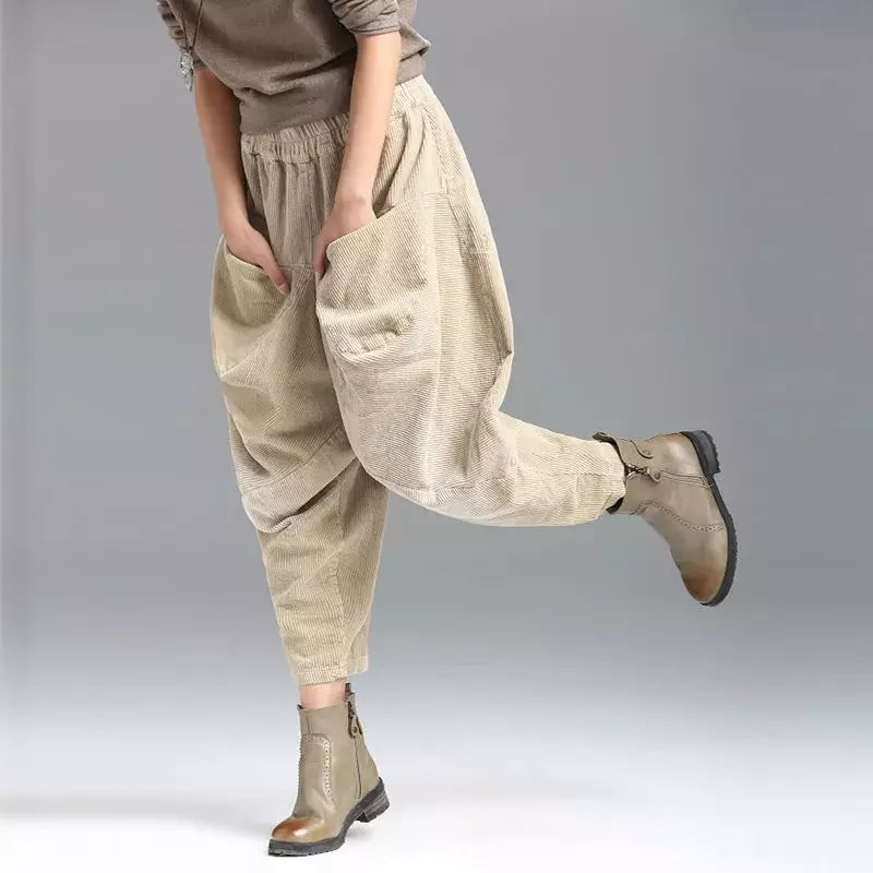 Krohn-e | Baggy Winter Harem Hosen