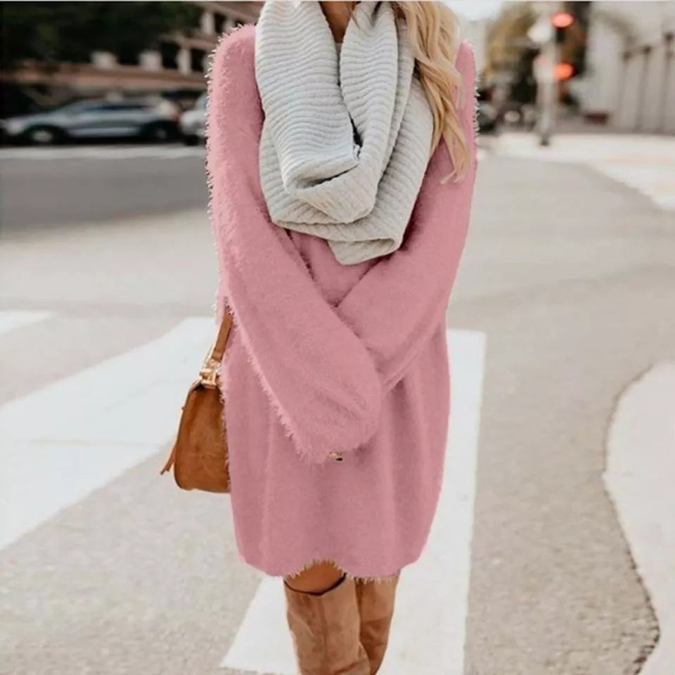 Krohn-e | Strick Wintersweatshirt für Frauen