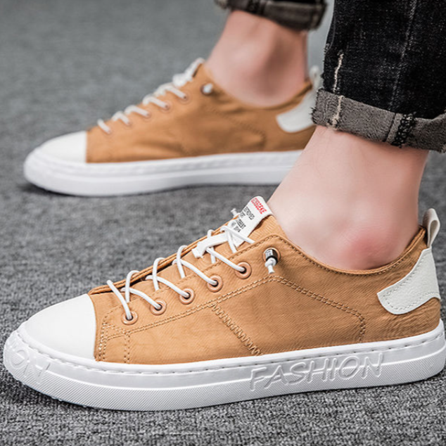 Leichte Rolf Leinenschuhe im klassischen Low-Top Design