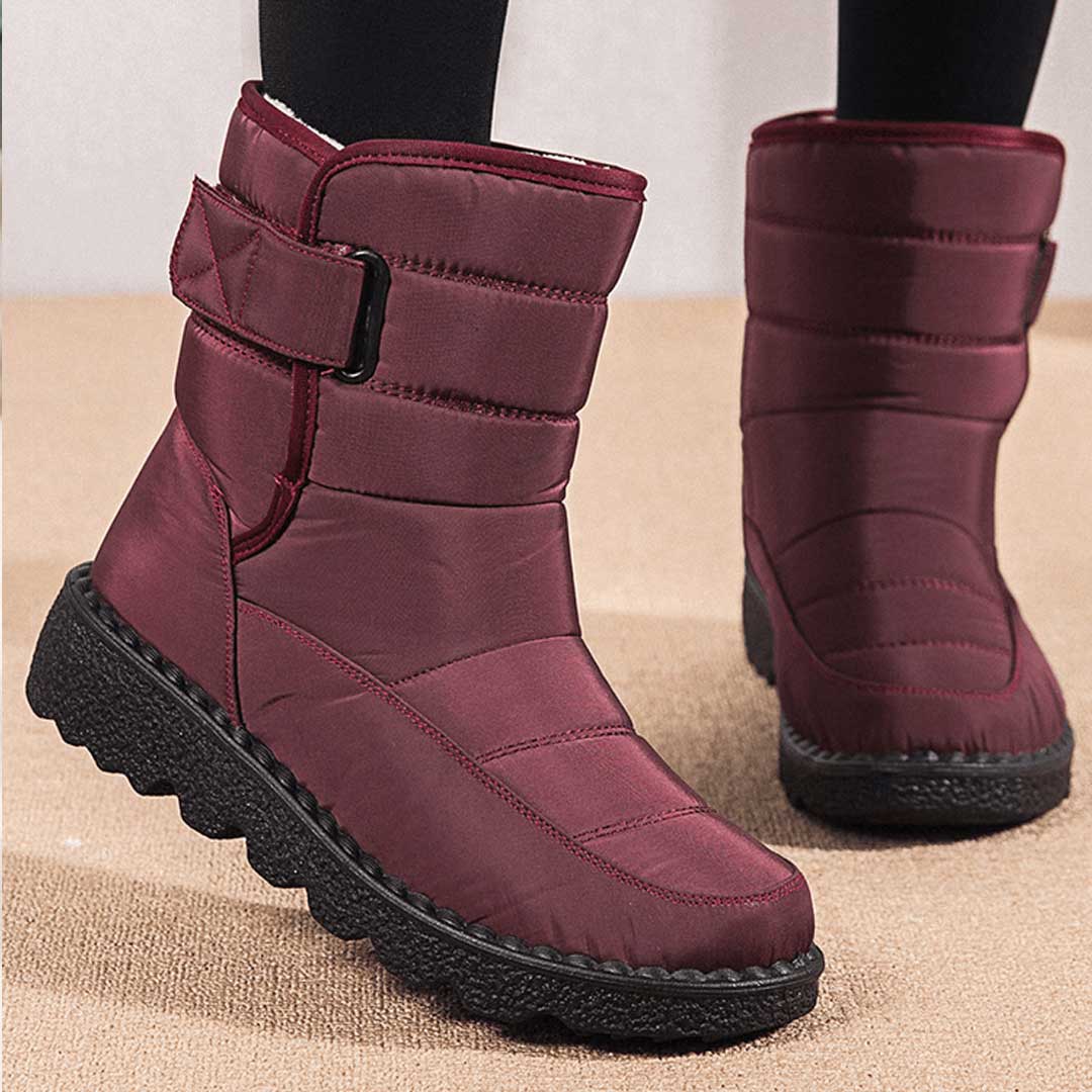 Krohn-e | Wasserdichte, rutschfeste und warme Damen-Schneestiefel