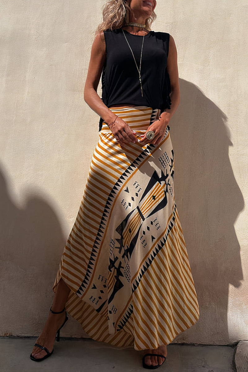 Eleganter langer Sommerrock für Damen – Athene