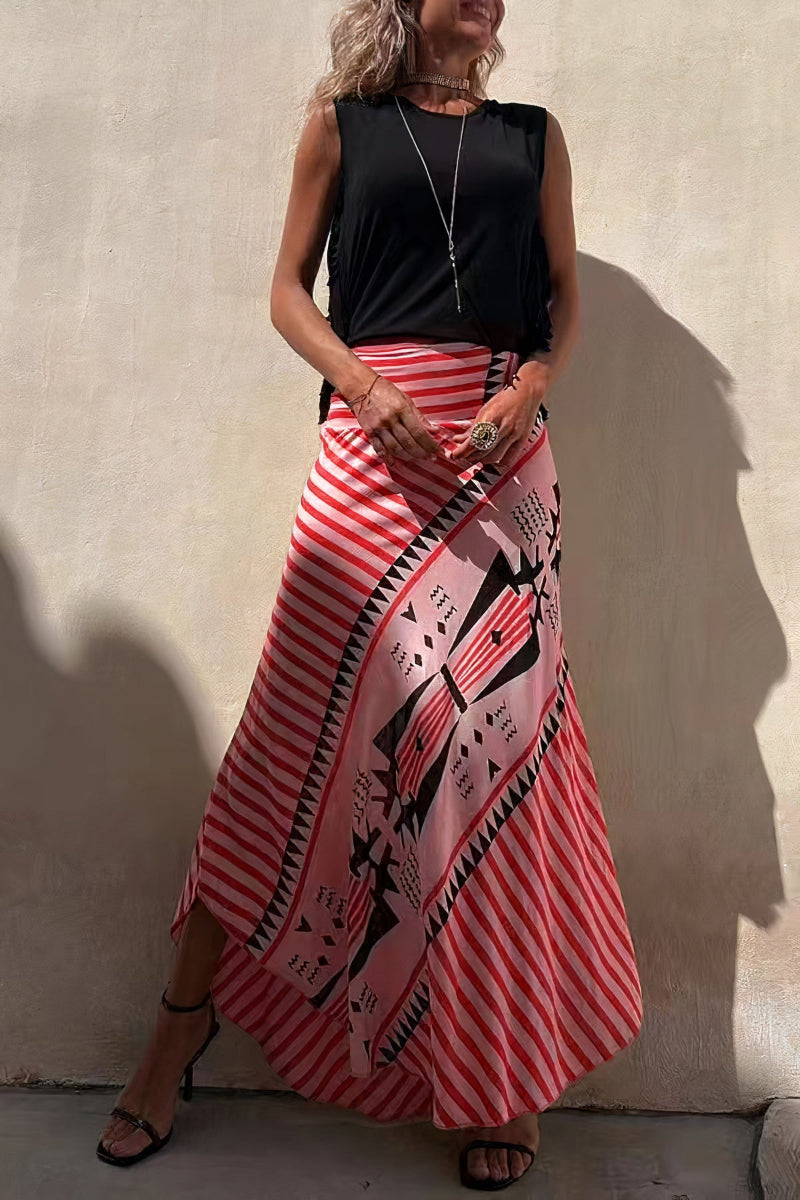 Eleganter langer Sommerrock für Damen – Athene