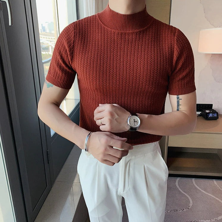 Elegantes und schmales Herren-Sommerhemd von Asmusio