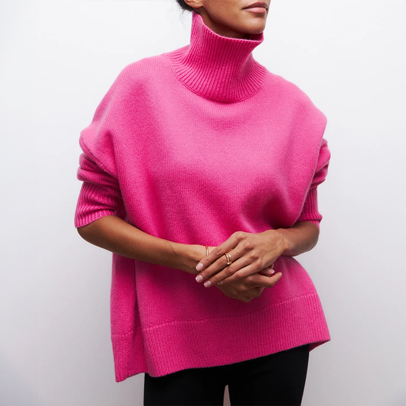 Krohn-e | Warmer Strickrollkragenpullover für Wintertage