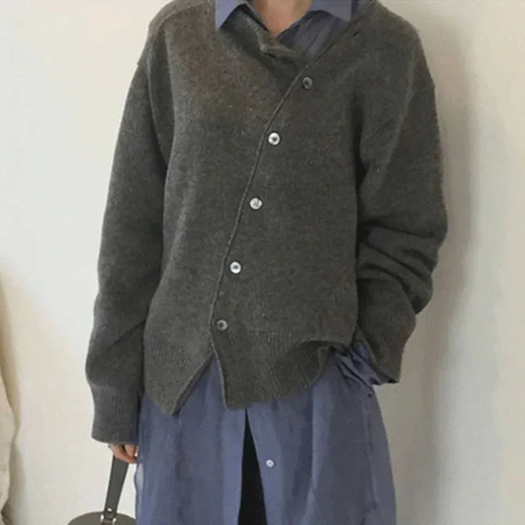 Krohn-e | Bequeme Jacke mit Knopfdetails