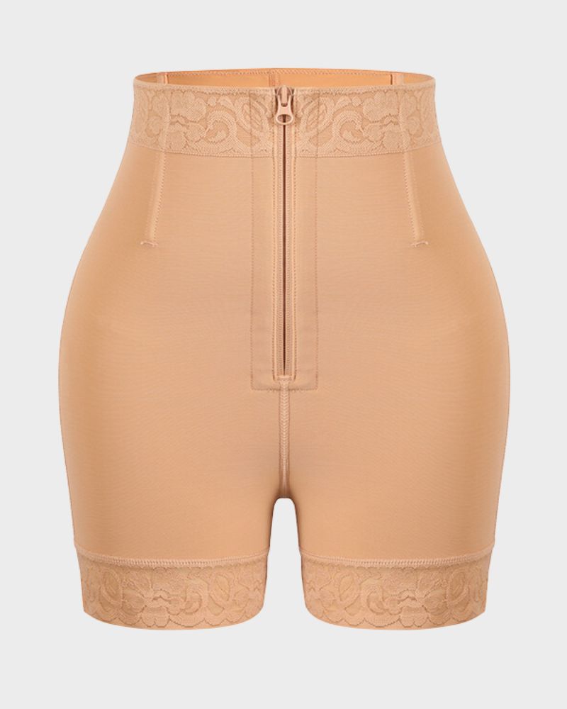 KROHN-E Damen Shapewear Shorts Bauchkontrolle Po-Lifting Seamless