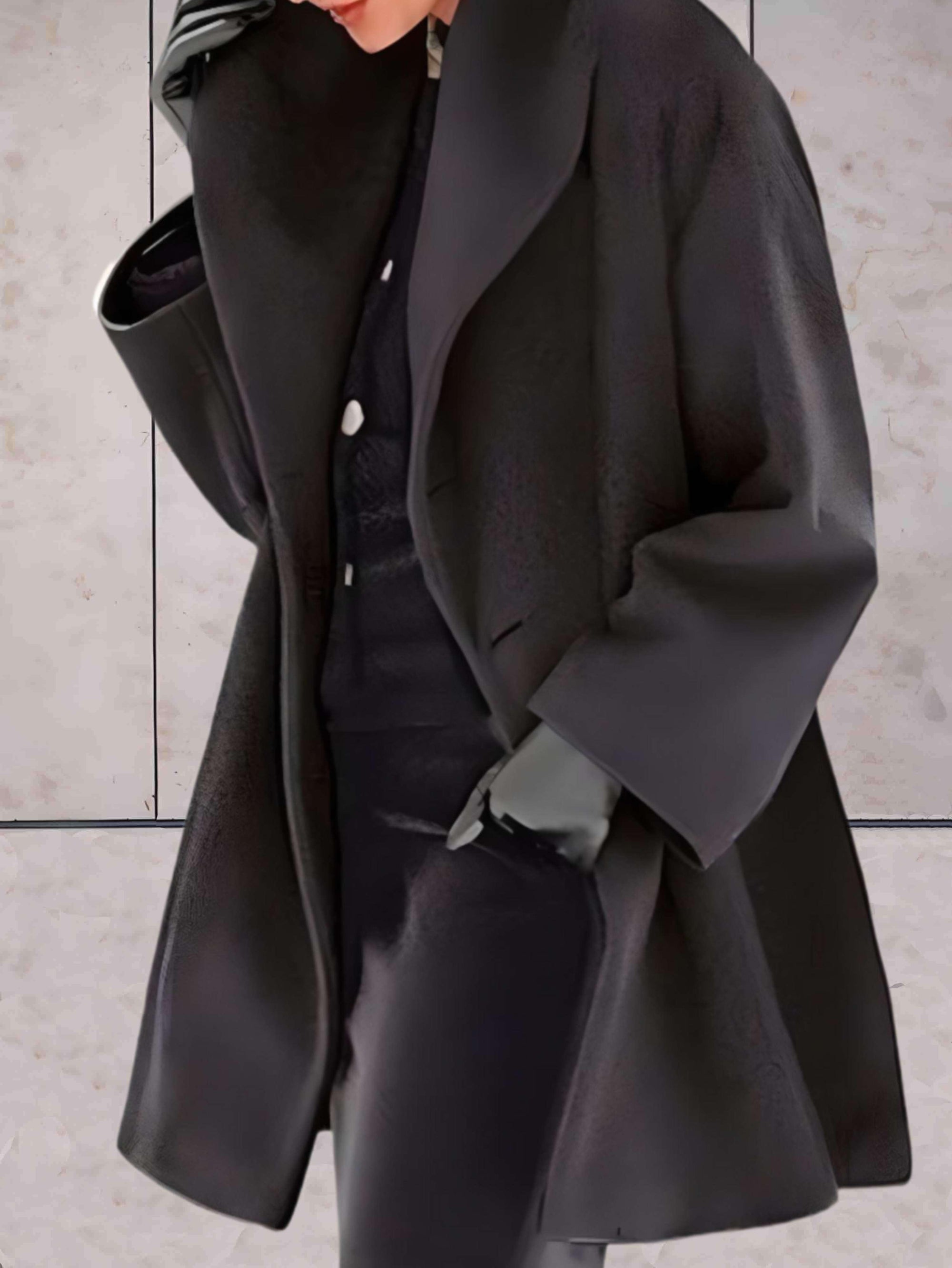 Krohn-e | Stilvolle Lockere Damen Winterjacke