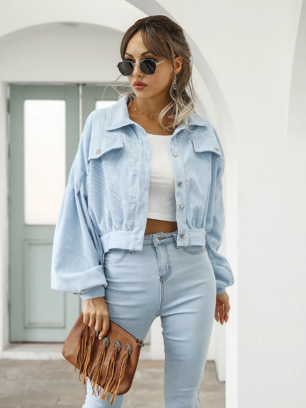 Krohn-e | Cropped Bomberjacke - Lässig & Stilvoll