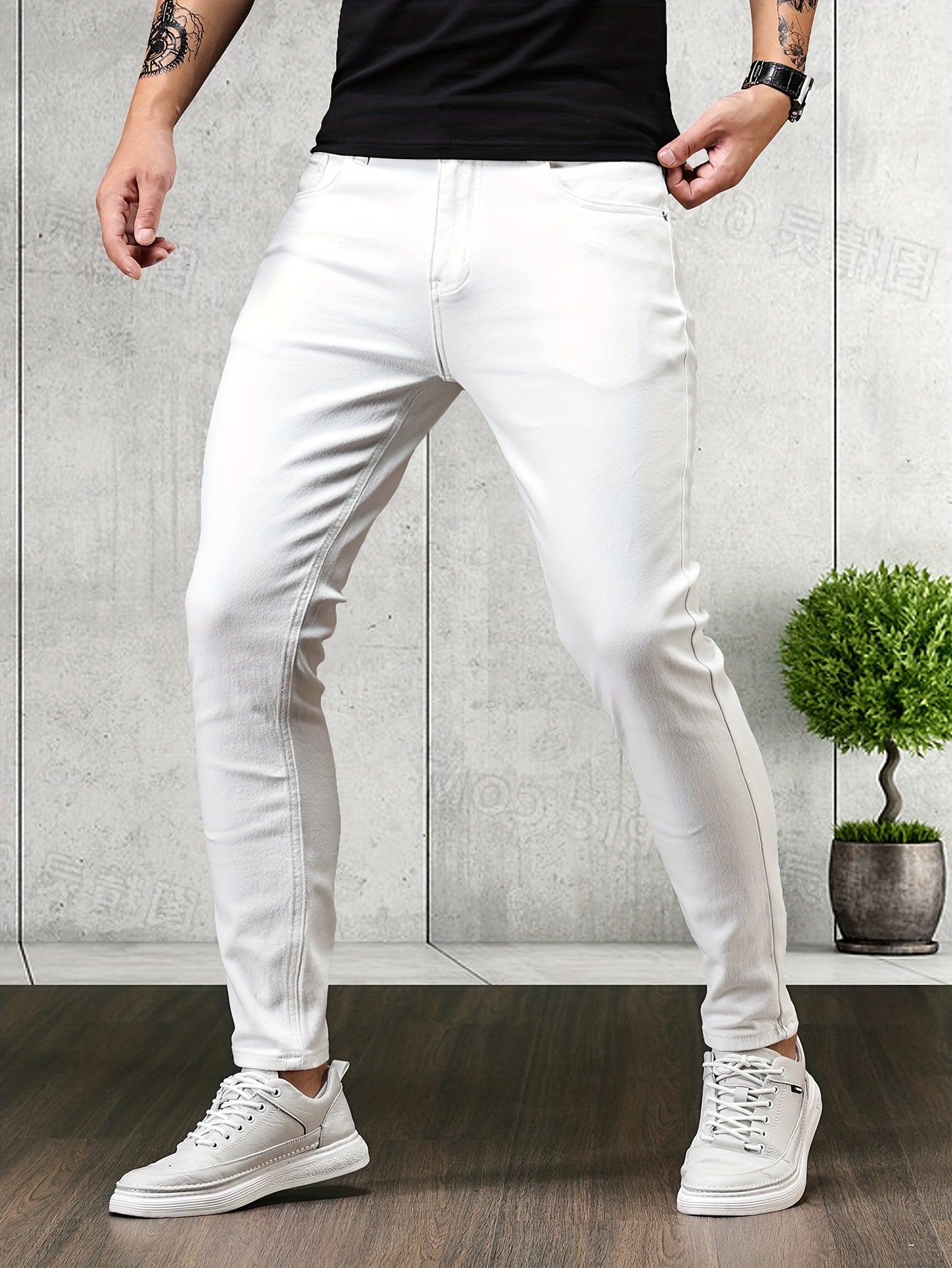 Schmale Stretch-Jeans für Herren von Aldo