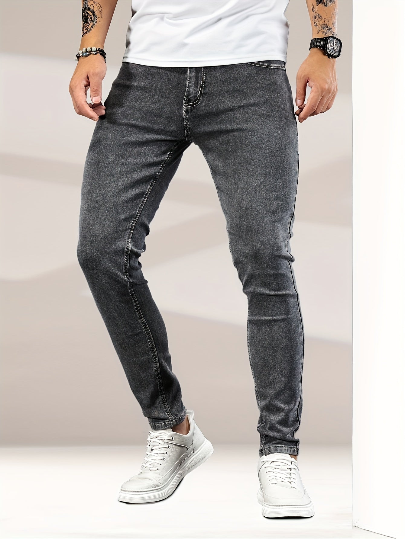 Schmale Stretch-Jeans für Herren von Aldo