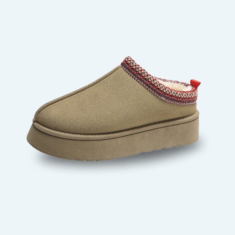 Erika® | Kuschelige Plateau-Hausschuhe