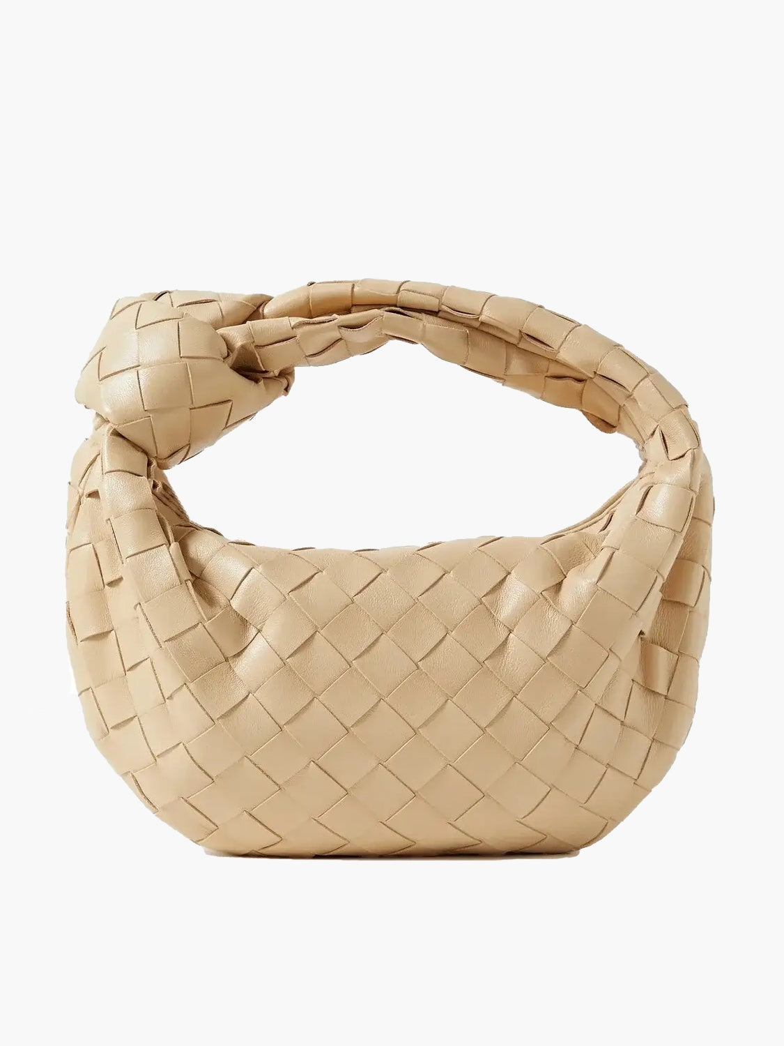 Krohn-e | Luxuriöse Geflochtene Handtasche in Metallic