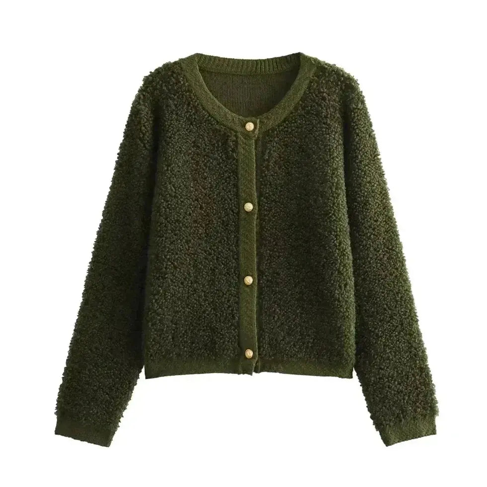 Krohn-e | Gemütlicher Teddy Cardigan