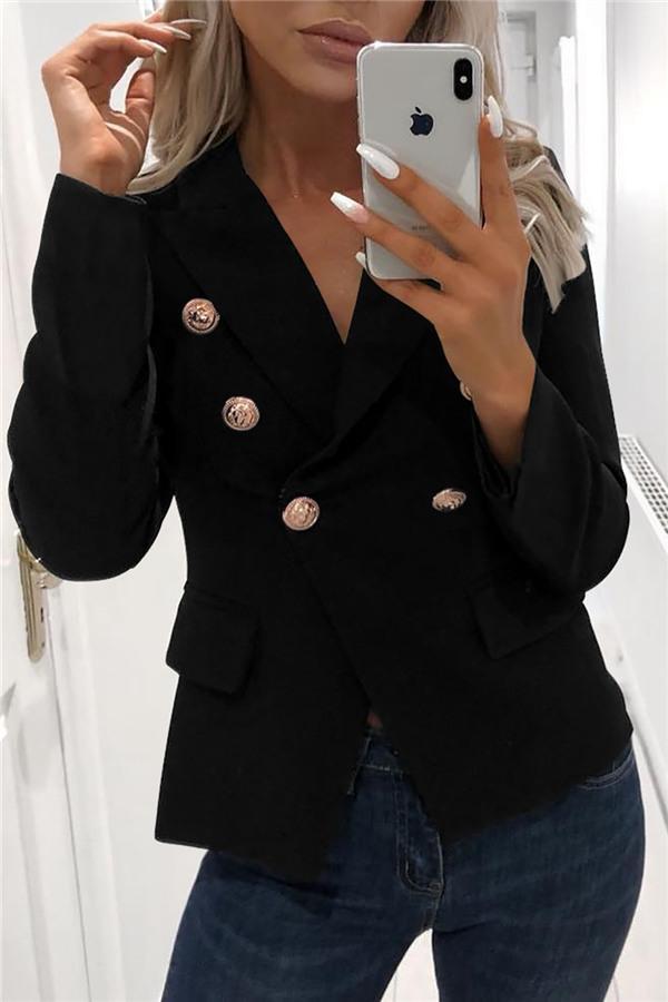 Krohn-e | Eleganter Blazer Mit Knöpfen