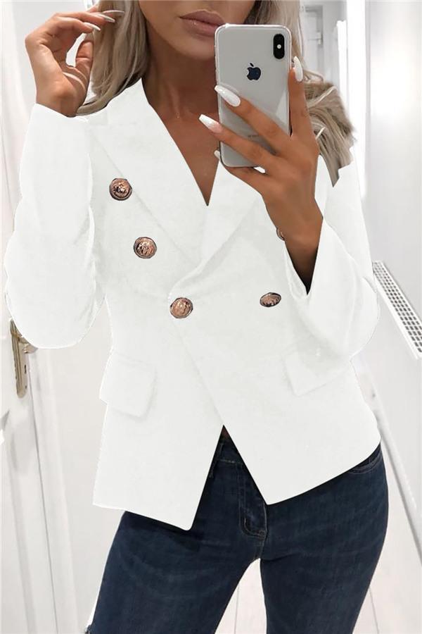 Krohn-e | Eleganter Blazer Mit Knöpfen