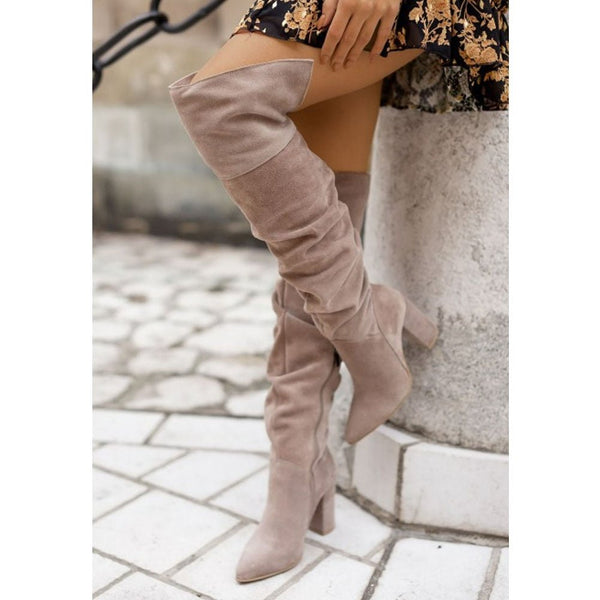 Krohn-e | Overknee-Stiefel mit Hohem Absatz