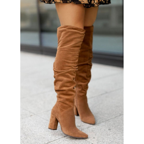 Krohn-e | Overknee-Stiefel mit Hohem Absatz