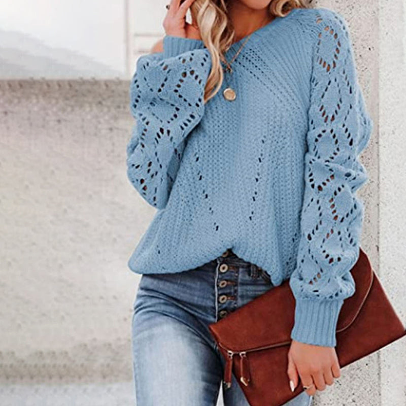 Krohn-e | Hohlstrickpullover Mit Elegantem Design
