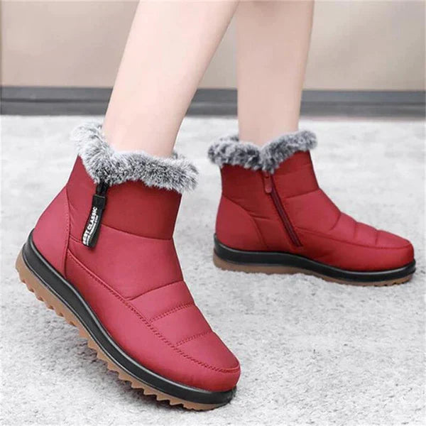 Warme Damen-Baumwollstiefel aus Baumwolle für den Winter