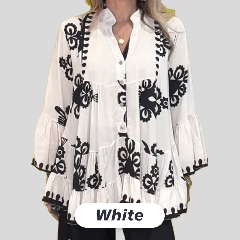 Damen-Boho-Top mit Rüschen von Sophie