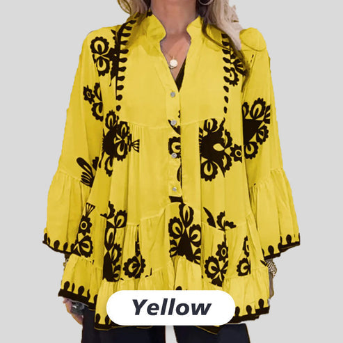 Damen-Boho-Top mit Rüschen von Sophie