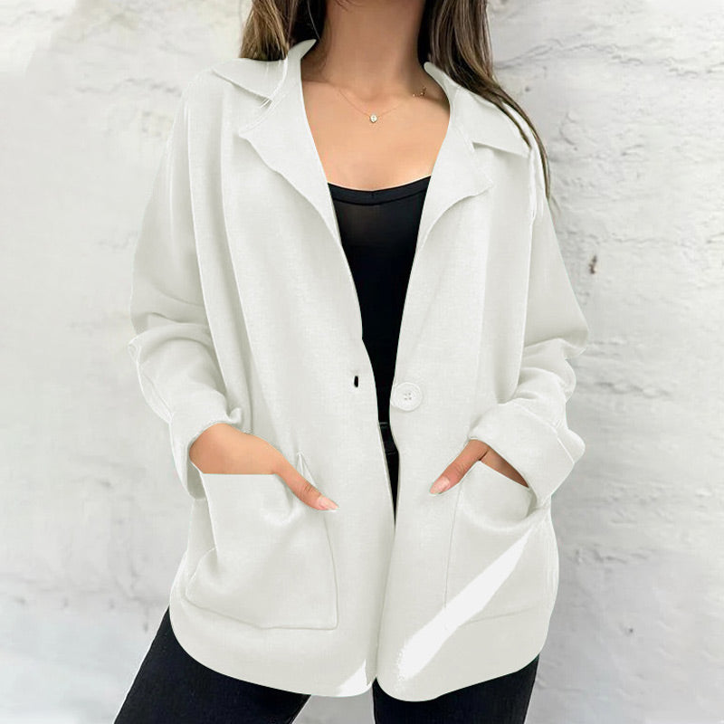 Krohn-e | Elegante Jacke mit Taschen für Frauen