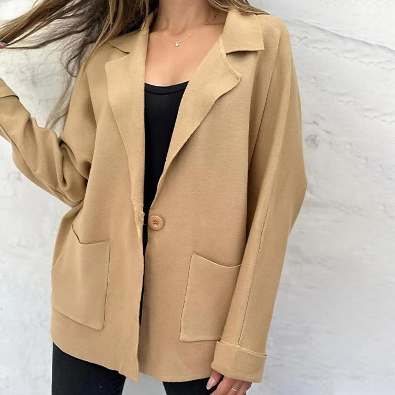Krohn-e | Elegante Jacke mit Taschen für Frauen