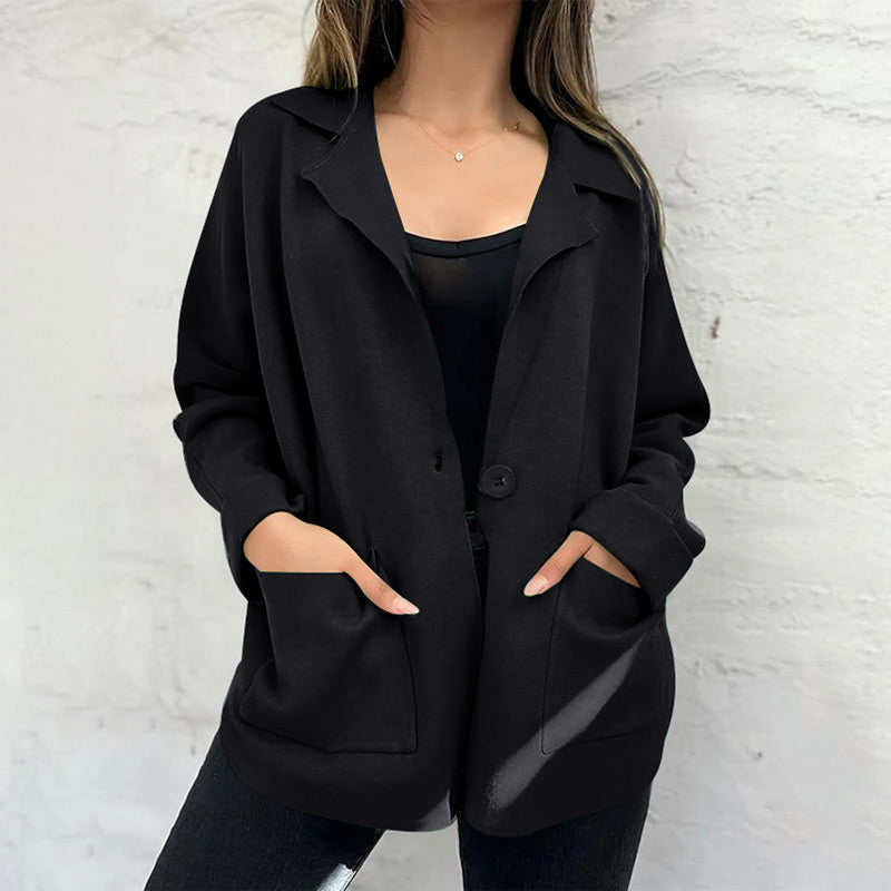 Krohn-e | Elegante Jacke mit Taschen für Frauen