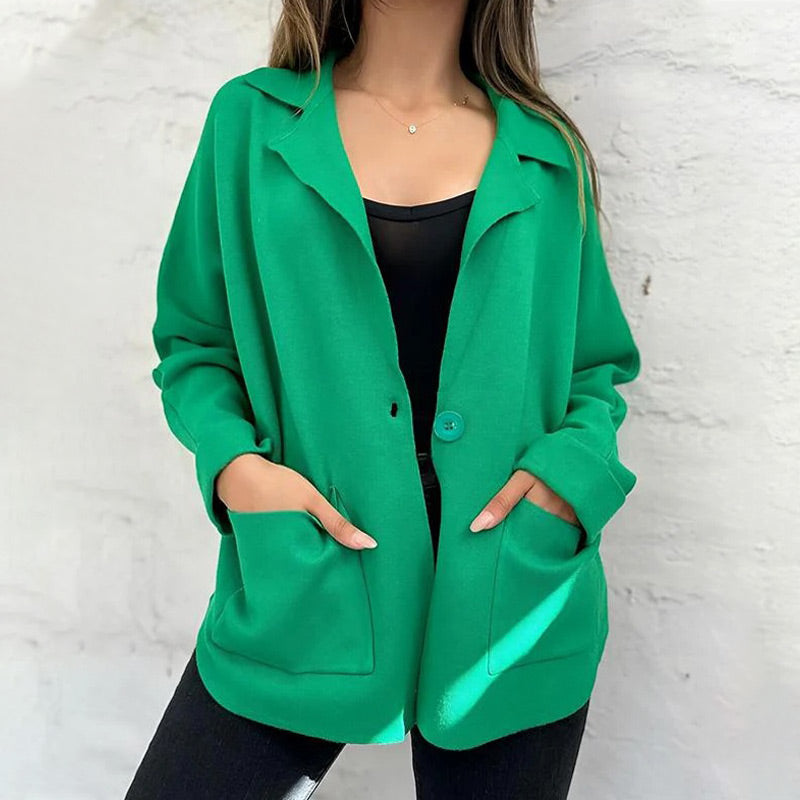 Krohn-e | Elegante Jacke mit Taschen für Frauen