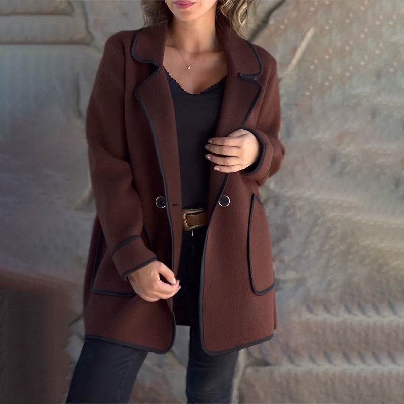 Krohn-e | Freizeitjacke mit Knopf für Damen