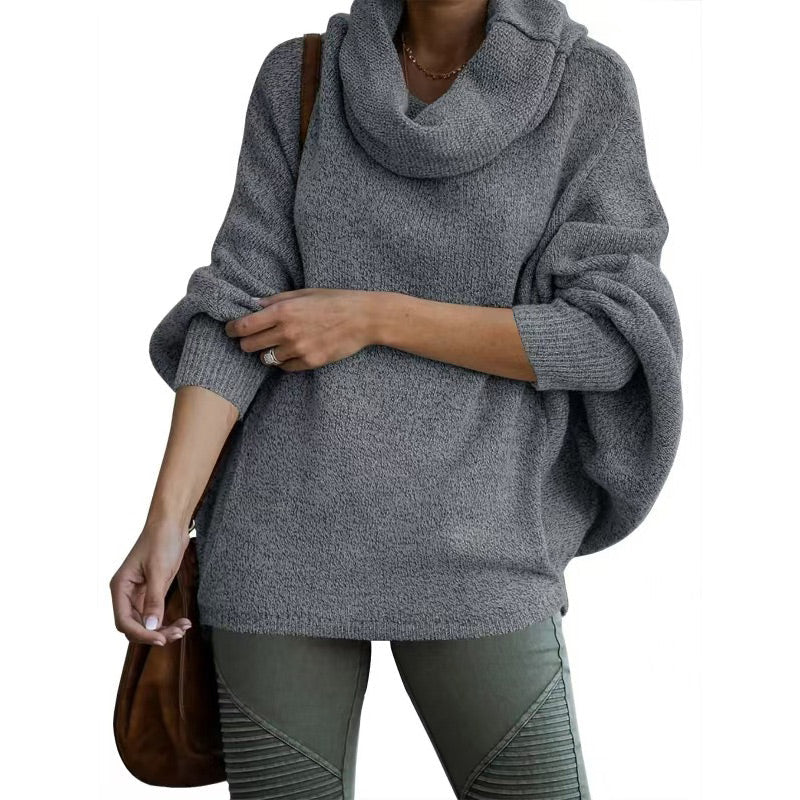 Krohn-e | Strickpullover mit Hohem Kragen Weich und Warm Perfekt für Herbst und Winter