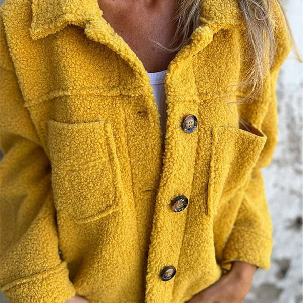 Krohn-e | Kurzer Teddy-Mantel