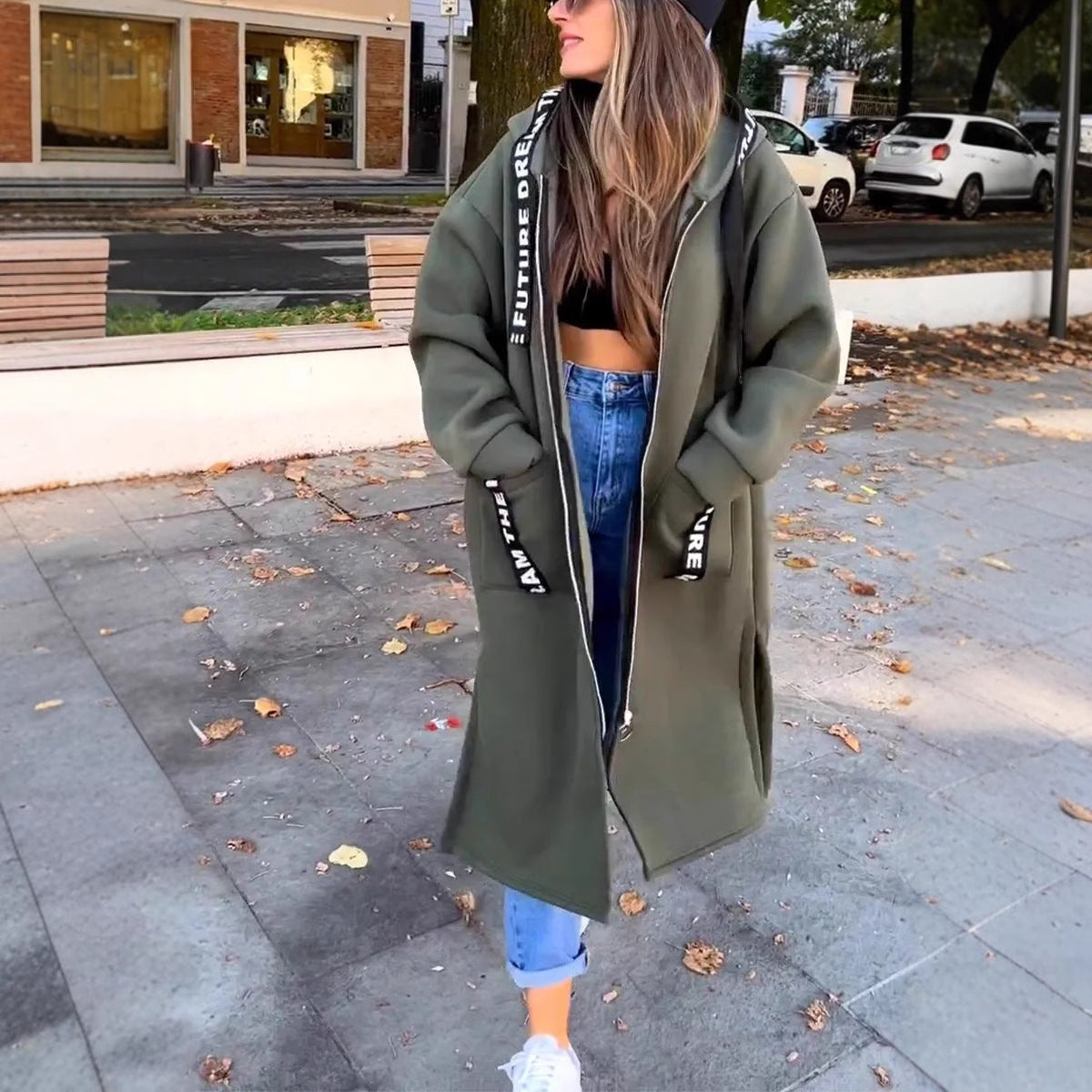 Krohn-e | Langarm Sweatshirt mit Kapuze