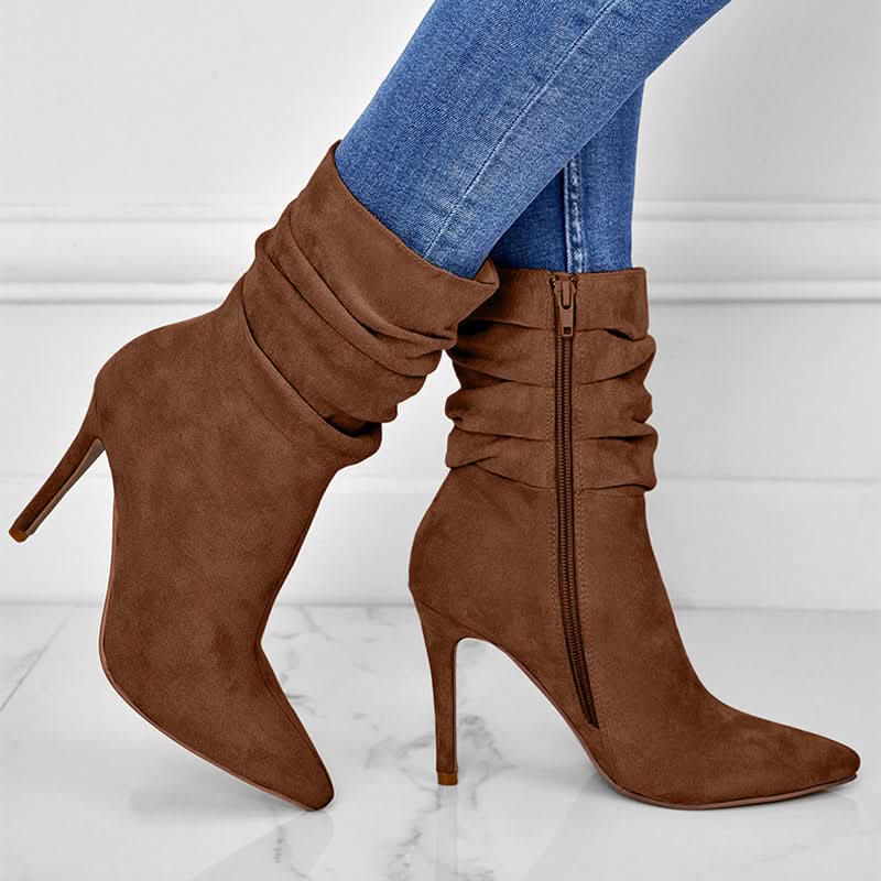 Krohn-e | Elegante Ankle Boots mit Hohem Absatz