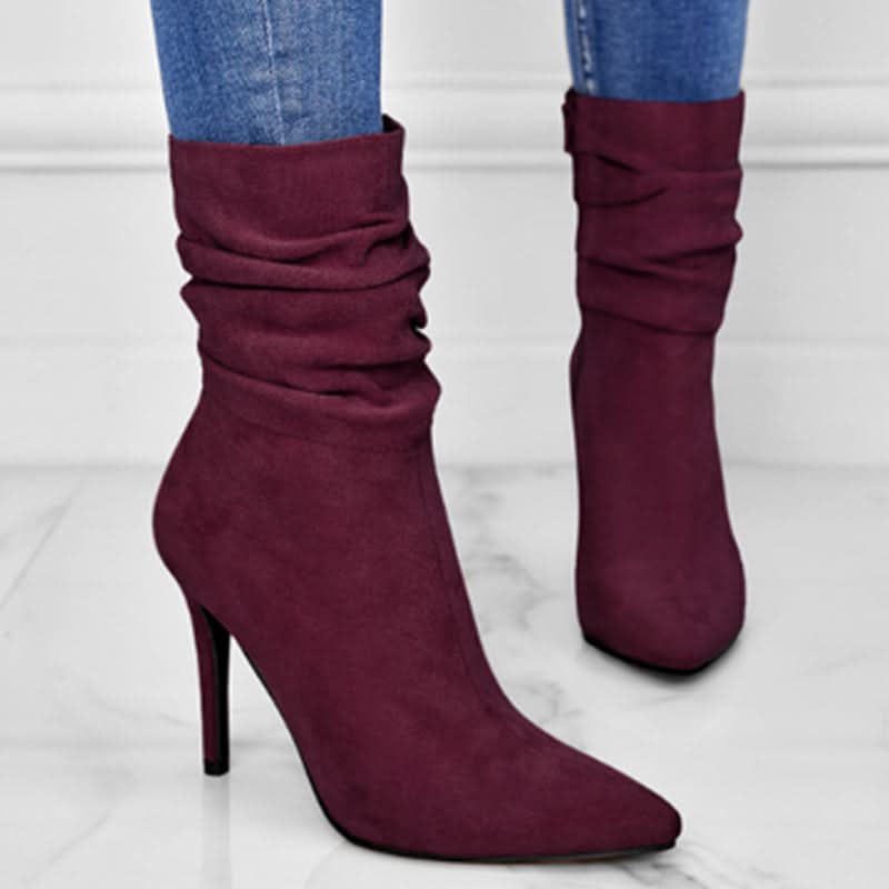 Krohn-e | Elegante Ankle Boots mit Hohem Absatz
