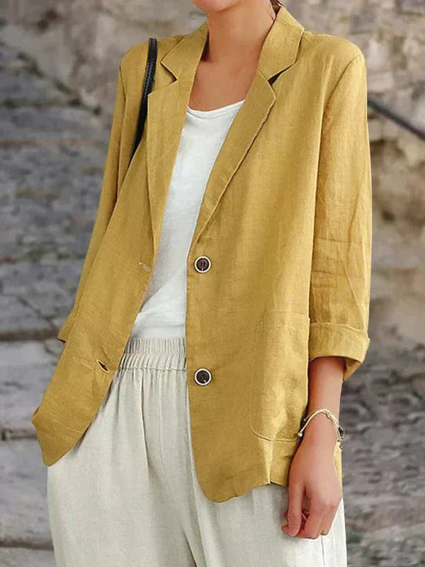 Krohn-e | Eleganter Leinenblazer